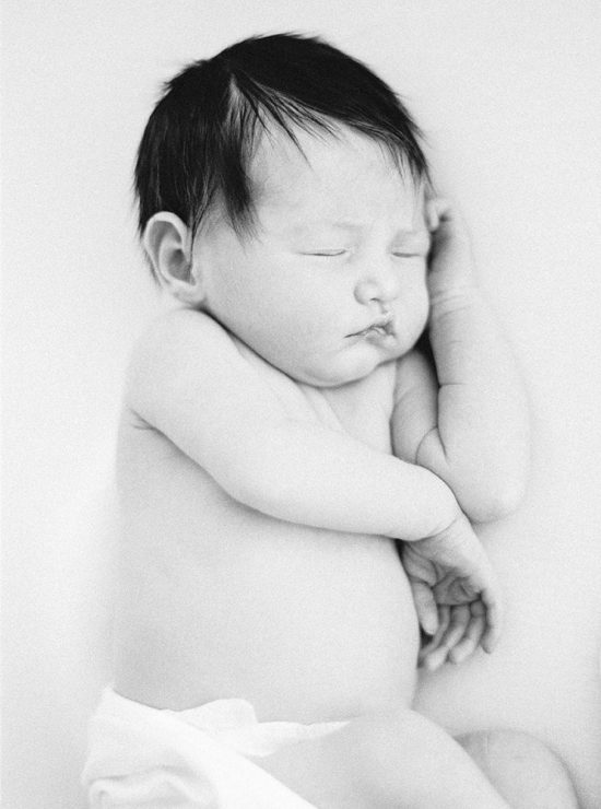 Newborn baby sleeping